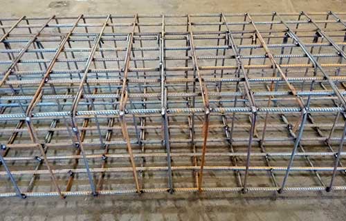 Prefabricated Steel Cage Complete and Ready for Shipping